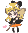 cute witch gif